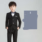 Children's Suit Boys Solid Color Flower Girl Dress  Catwalk Performance Clothing
