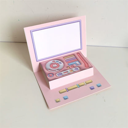 Phonograph Birthday Gift Creative Stereoscopic Greeting Cards