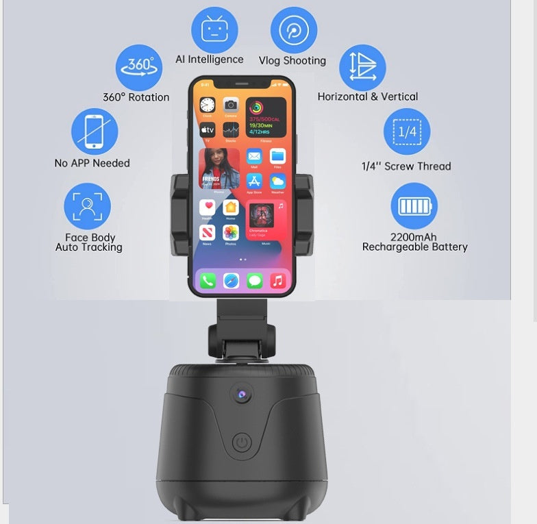 New Dual-axis Q8 Intelligent AI Face Recognition Automatic Mobile Phone Tracking Head Stabilizer