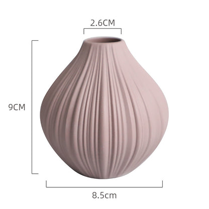 Mini Ceramic Vase Modern Minimalist Dining Table
