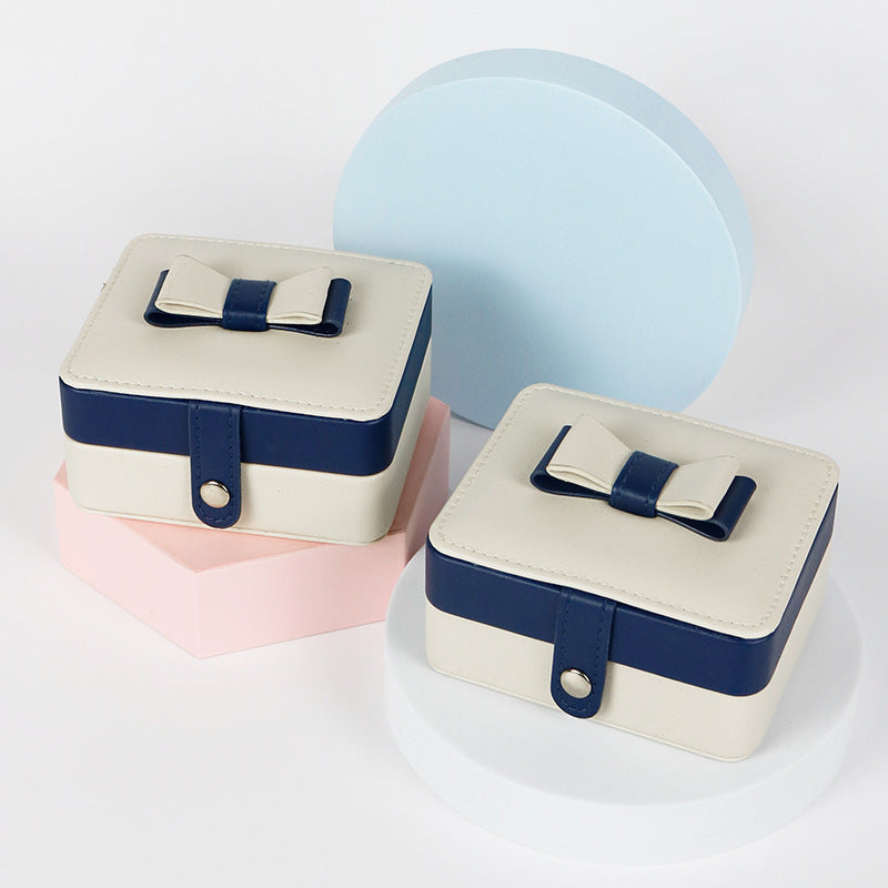 Premium Packaging Gift  White Jewelry Ornament Storage Box