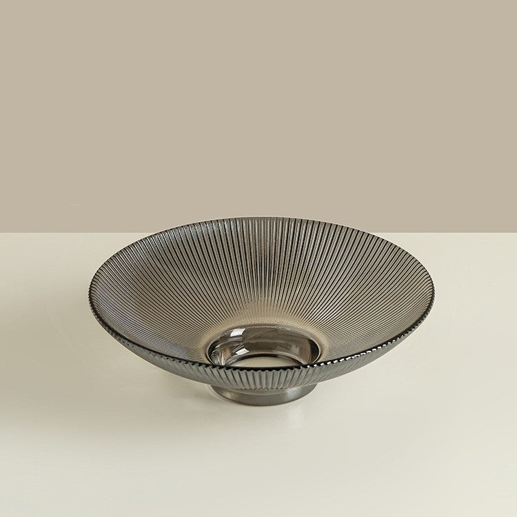 Glass Fruit Tray Living Room Coffee Table