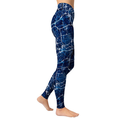 Plus Size Printed Sports Leggings Yoga Pants