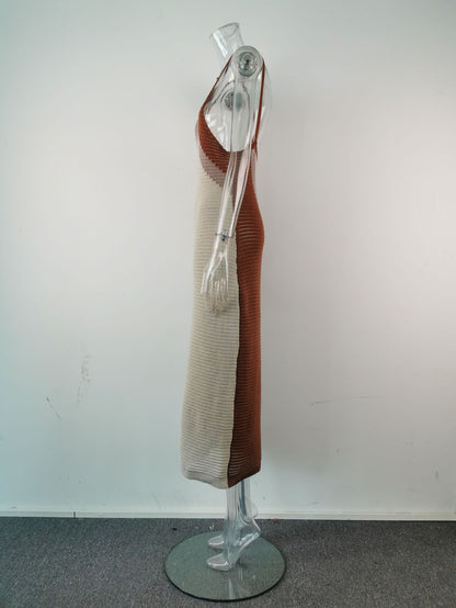 Long Knit Skirt Panel Bikini Plus Size Beach