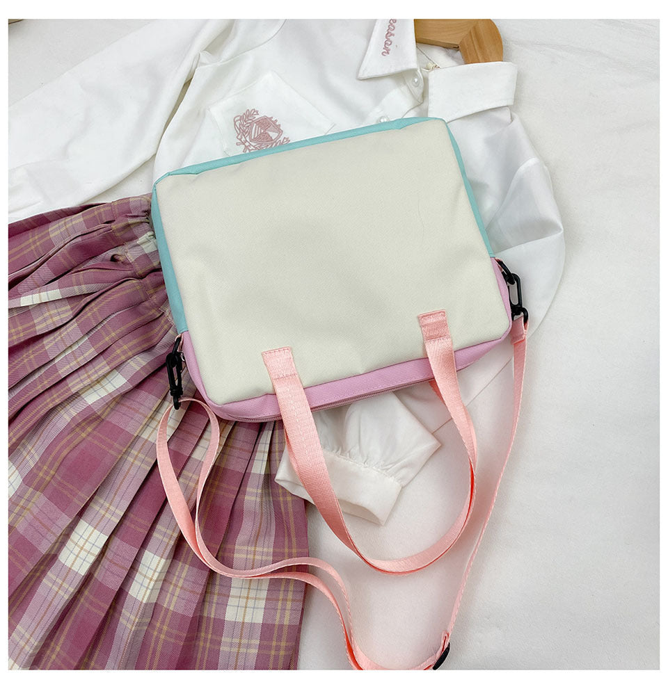 Ladies Fashion Two-Dimensional Crossbody Pain Bag