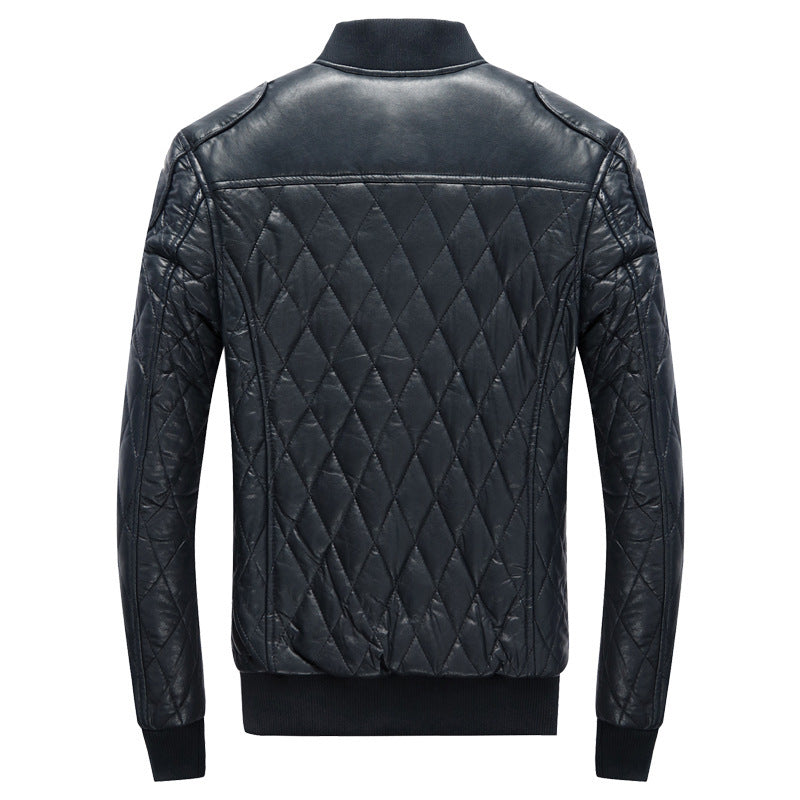 Men's winter plush suede jacket