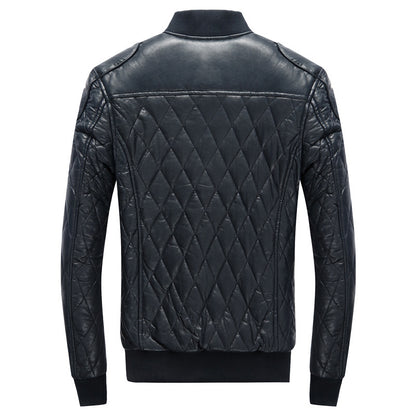 Men's winter plush suede jacket