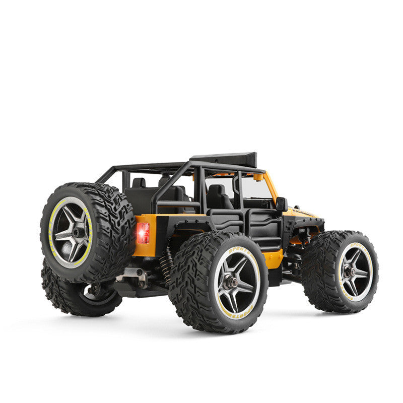 Electric Two Wheel Drive Remote Controlled Off-road Drift Vehicle Model Toy With Lights