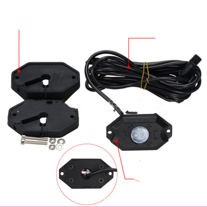 High-brightness And High-power Vehicle Bottom Atmosphere Rgb Rock Light