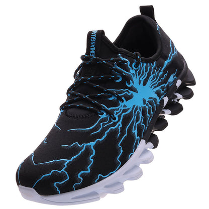 New Men's Red lighting graphics print sports shoes