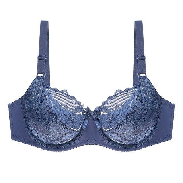 Pure color bra lace women's plus size bra underwear