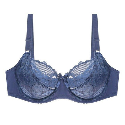 Pure color bra lace women's plus size bra underwear