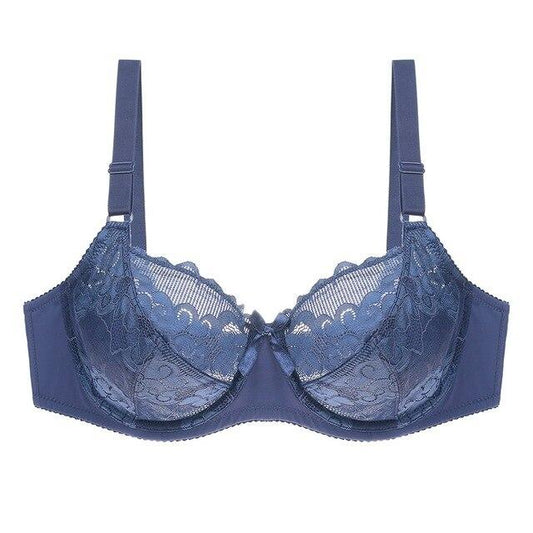 Pure color bra lace women's plus size bra underwear