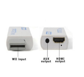 For Wii to HDMI Wii2HDMI Adapter Converter 3.5mm Audio Video Output Full HD 720P 1080P  Monitor