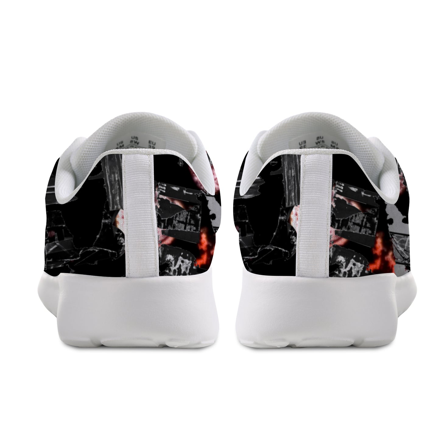New Red splatter design DESIGNS BY KIEKIE Men's Athletic Shoes