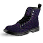 Men's Lace Up Canvas  (Model1203H)(Black)