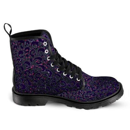 Men's Lace Up Canvas  (Model1203H)(Black)