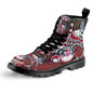 Men's Lace Up Canvas  (Model1203H)(Black)