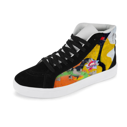 Capricornus High Top Splicing Canvas Women's Shoes (Model 037)