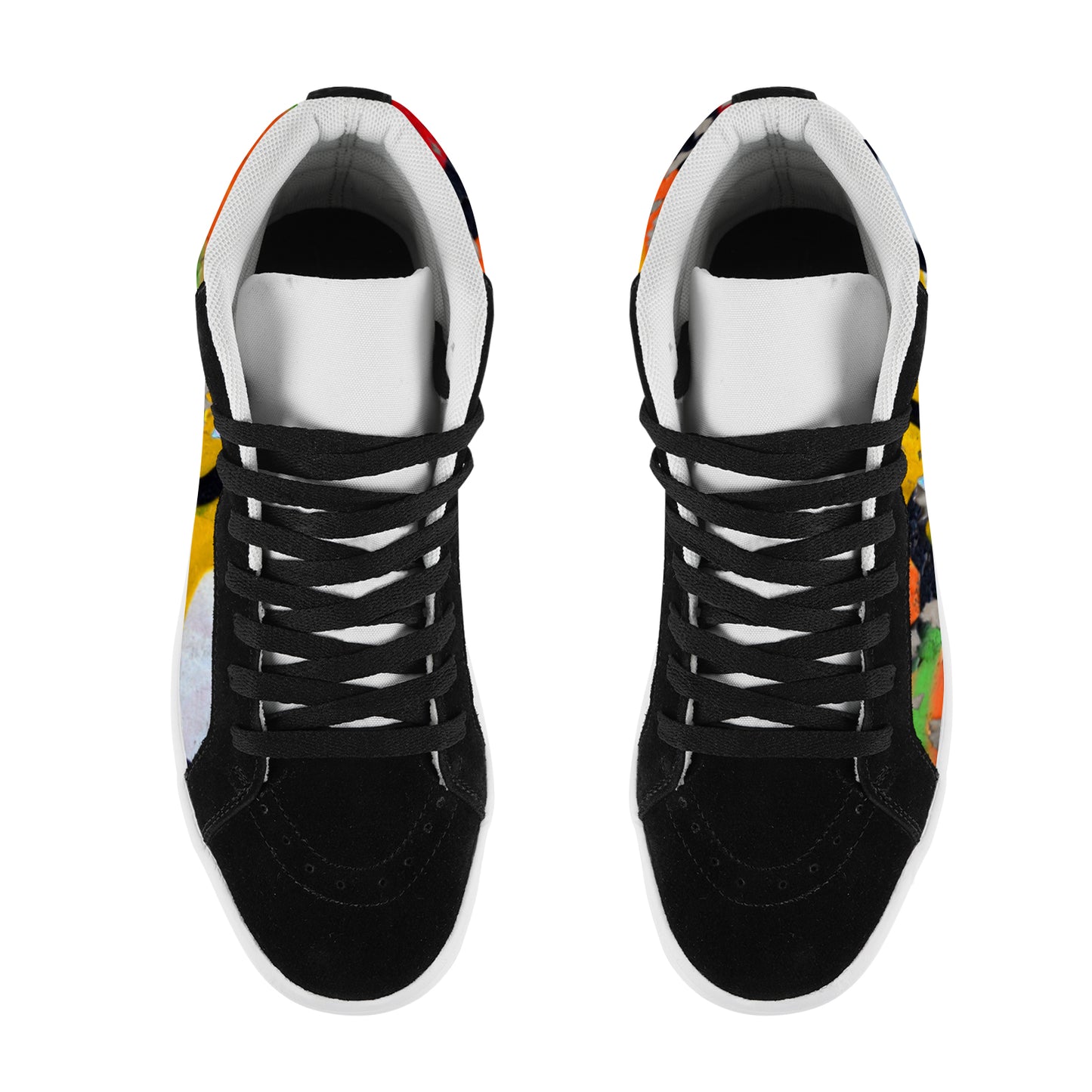 Capricornus High Top Splicing Canvas Women's Shoes (Model 037)