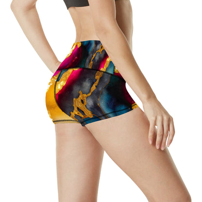 Women's All Over Print Yoga Shorts (Model L17)