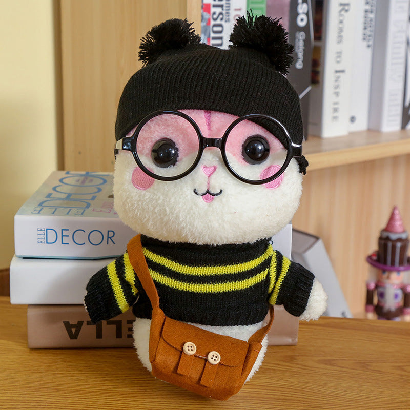 Cute net red hamster doll