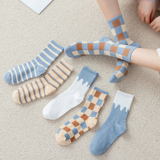 Ladies autumn and winter retro socks