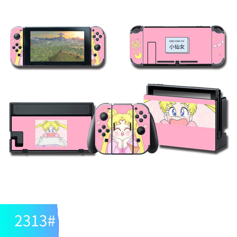 Game console pain machine stickers