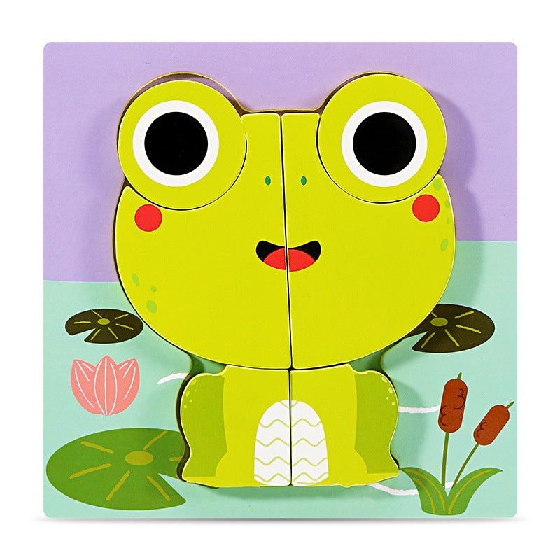 Three-dimensional puzzle for children