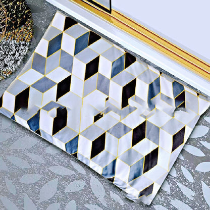 Diatomite soft foot pad absorbent quick drying antiskid bathroom mat