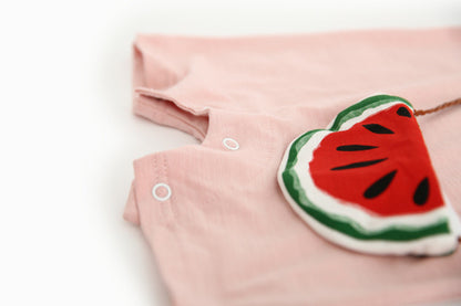 Cute cartoon watermelon baby romper