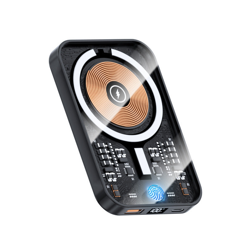 Cool black Transparent Wireless Magnetic Rechargeable Battery