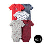 Baby Short Climb 5-piece Romper Boys and Girls Cotton One-piece Rompers