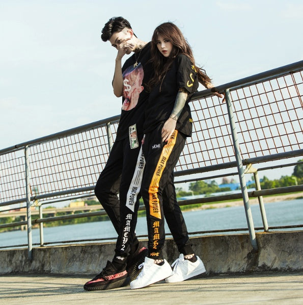 Sports couple casual beam pants