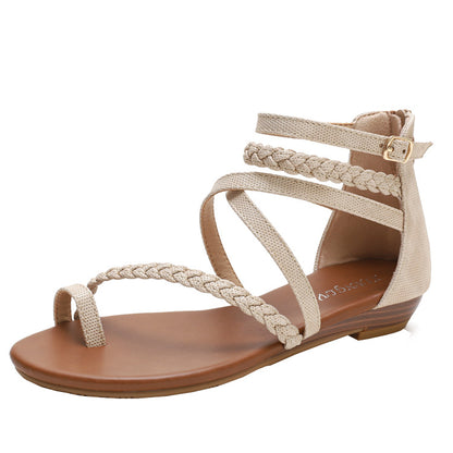 All-match  toe plus size women's shoes