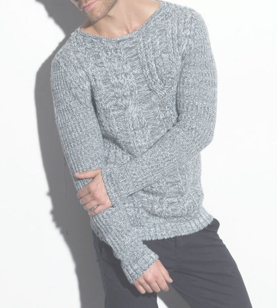 Men's New Product Fashion Polyester Knit Sweater