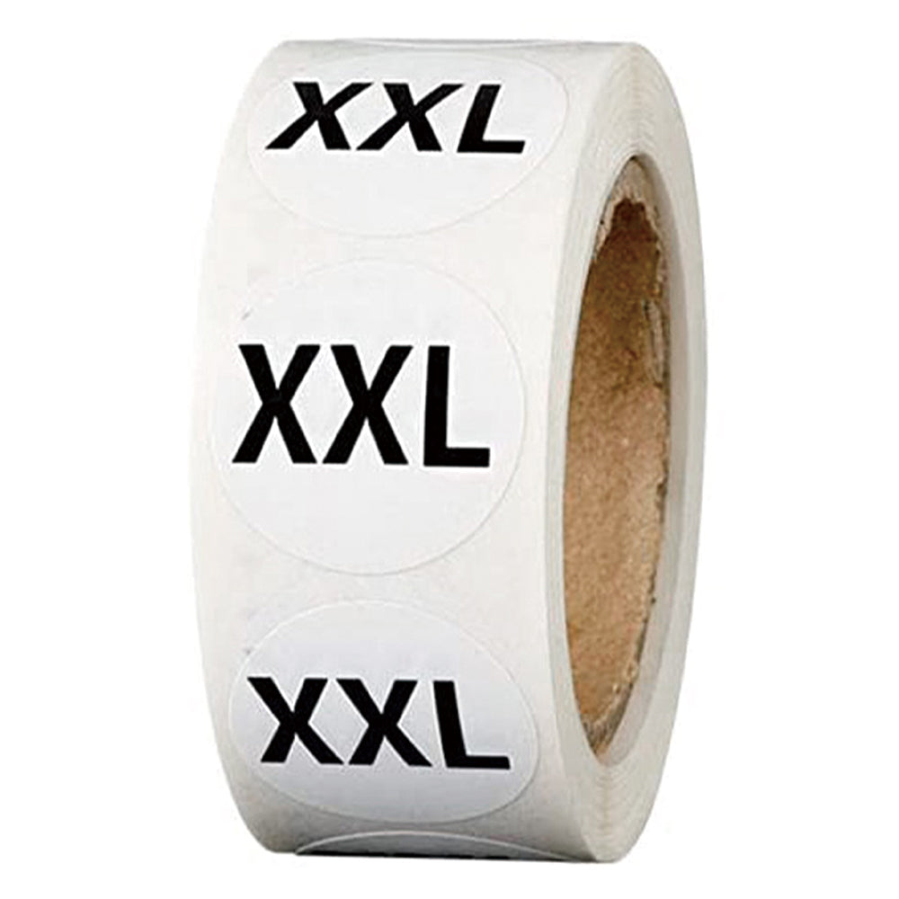 S M L XL Size Clothes Hat Size Sticker Sticker