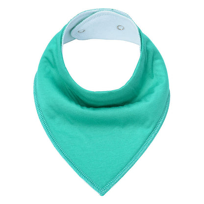 Baby solid color triangle scarf
