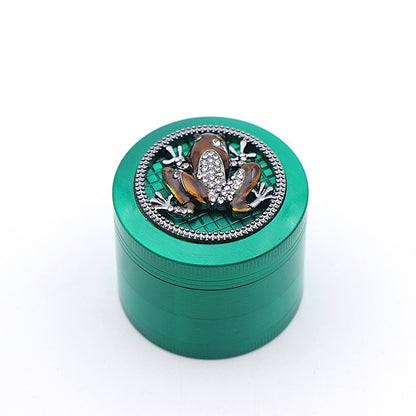 Diamond-studded smoke grinder