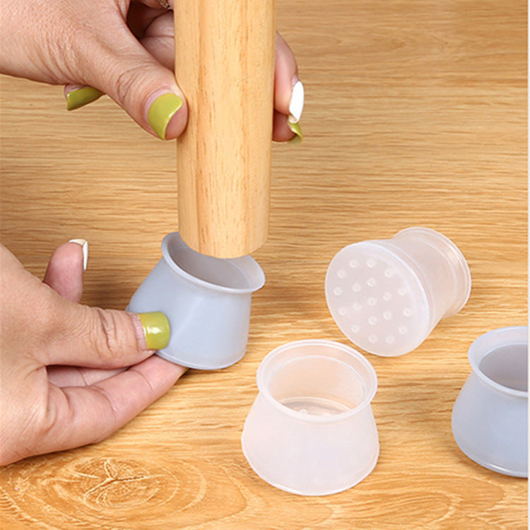 Durable Silicone Table Chair Foot Mat Anti-Slip