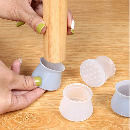 Durable Silicone Table Chair Foot Mat Anti-Slip