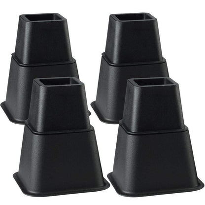 8 Bed Feet Set Plastic Heightening Pad Table Feet Load-bearing Anti-wear Table Mat