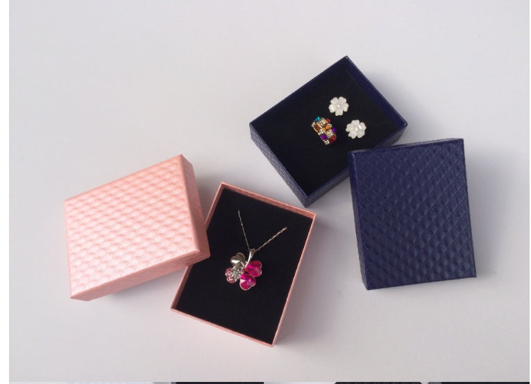 Spot wholesale multicolor ring box jewelry box pendant necklace set box jewelry box earrings small paper box