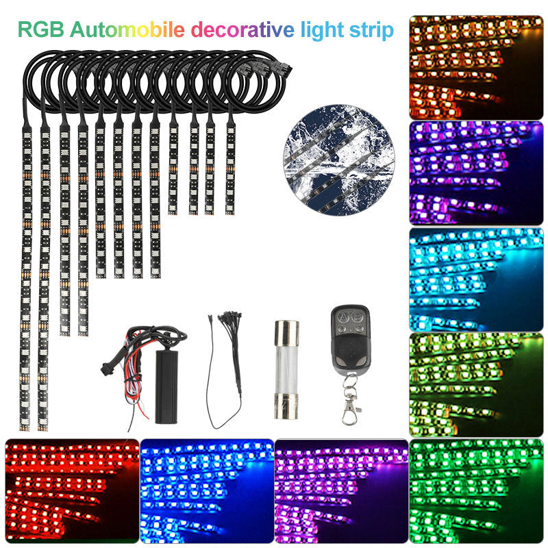 One For Twelve Bluetooth APP Atmosphere Light Remote Control Colorful Light Bar