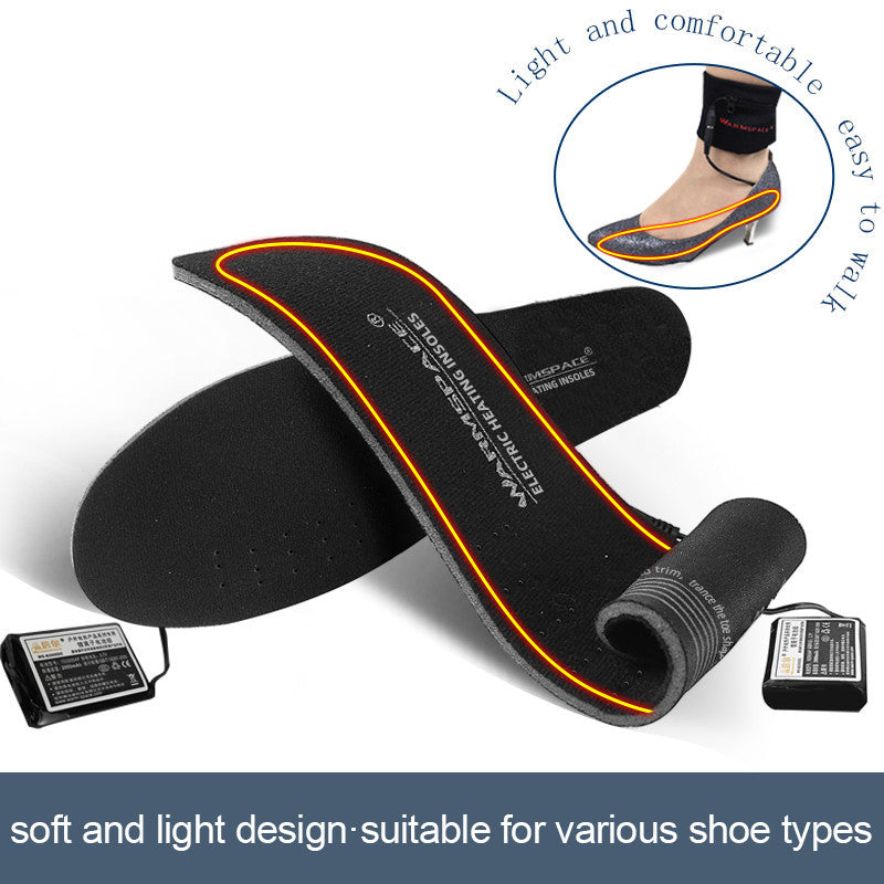 USB Rechargeable Lithium Battery Heating Insoles