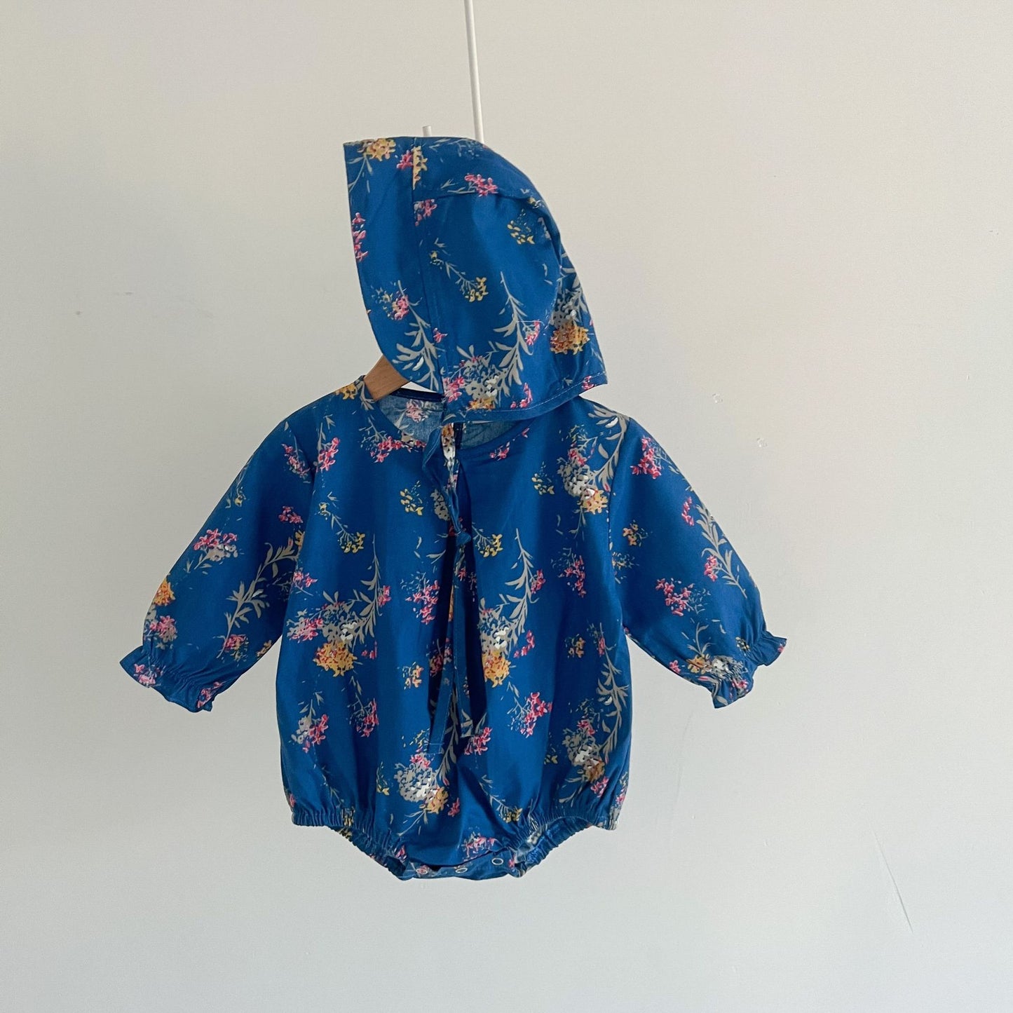 Baby Girl Triangle Jumpsuit Harness Long-sleeved Package Farting Clothes