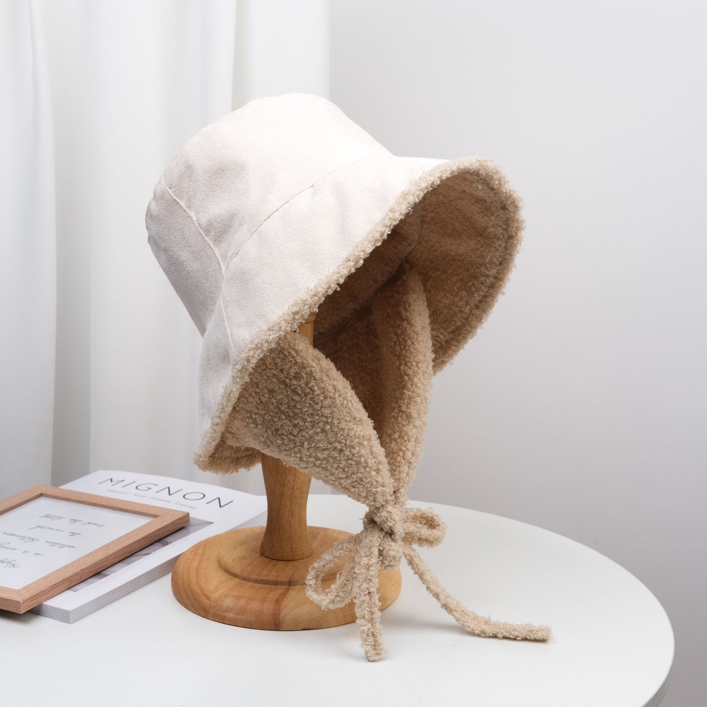 Korean Ear Protector Lamb Suede Suede