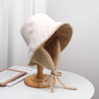 Korean Ear Protector Lamb Suede Suede