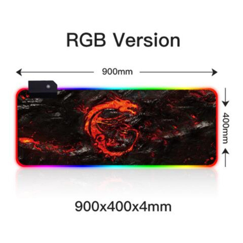 Glowing mouse pad