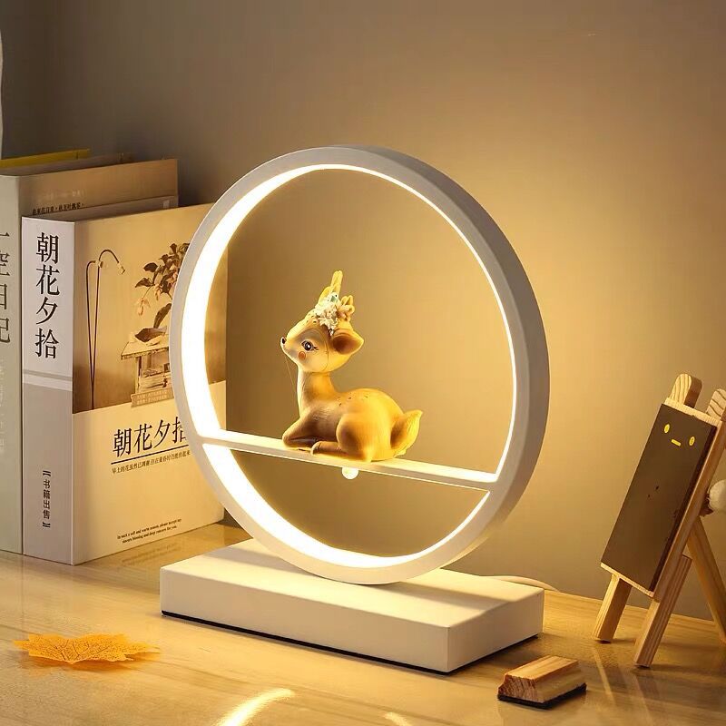 New Chinese Style Table Lamp Bedroom Bedside Lamp Retro Zen